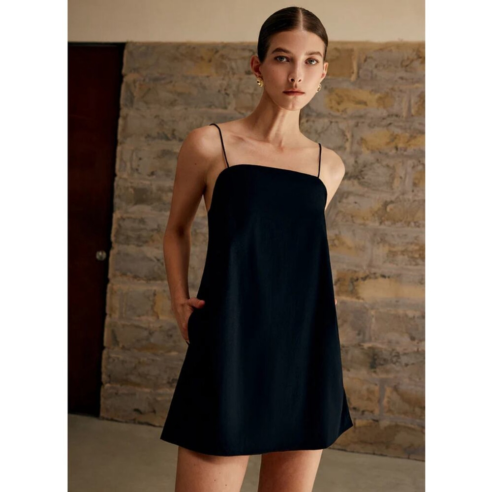 Commense Black Mini Dress